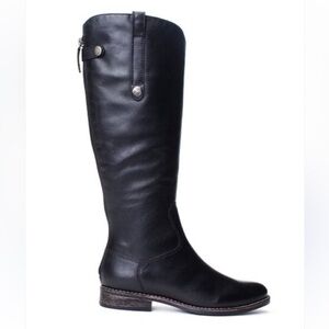 Anthropologie Matisse Yorker Boots Equestrian Riding Black Leather 6.5